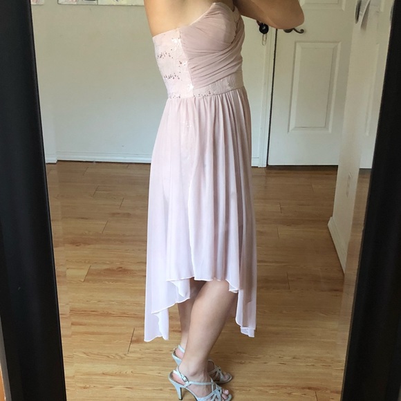 Nude pink formal dress - Picture 4 of 4